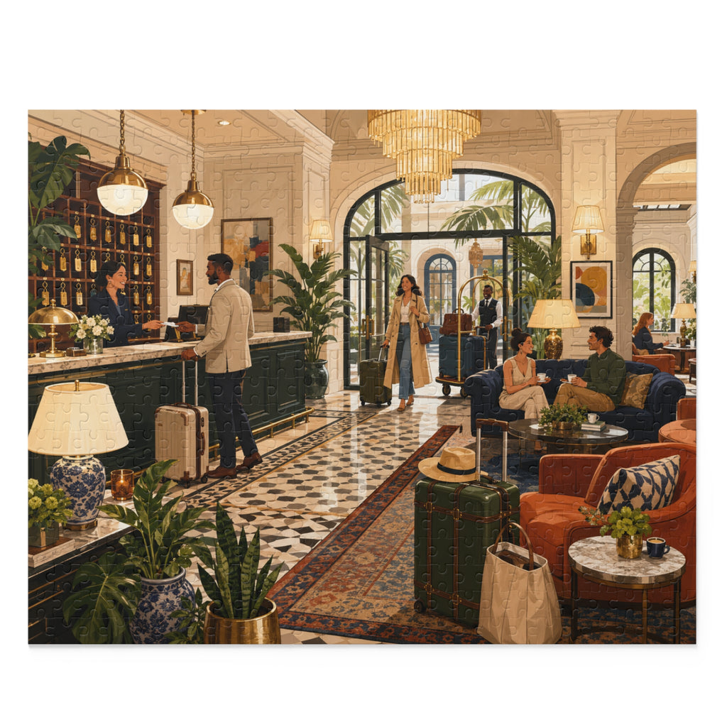 Late Checkout Jigsaw Puzzle — 120, 252 & 500 Pieces