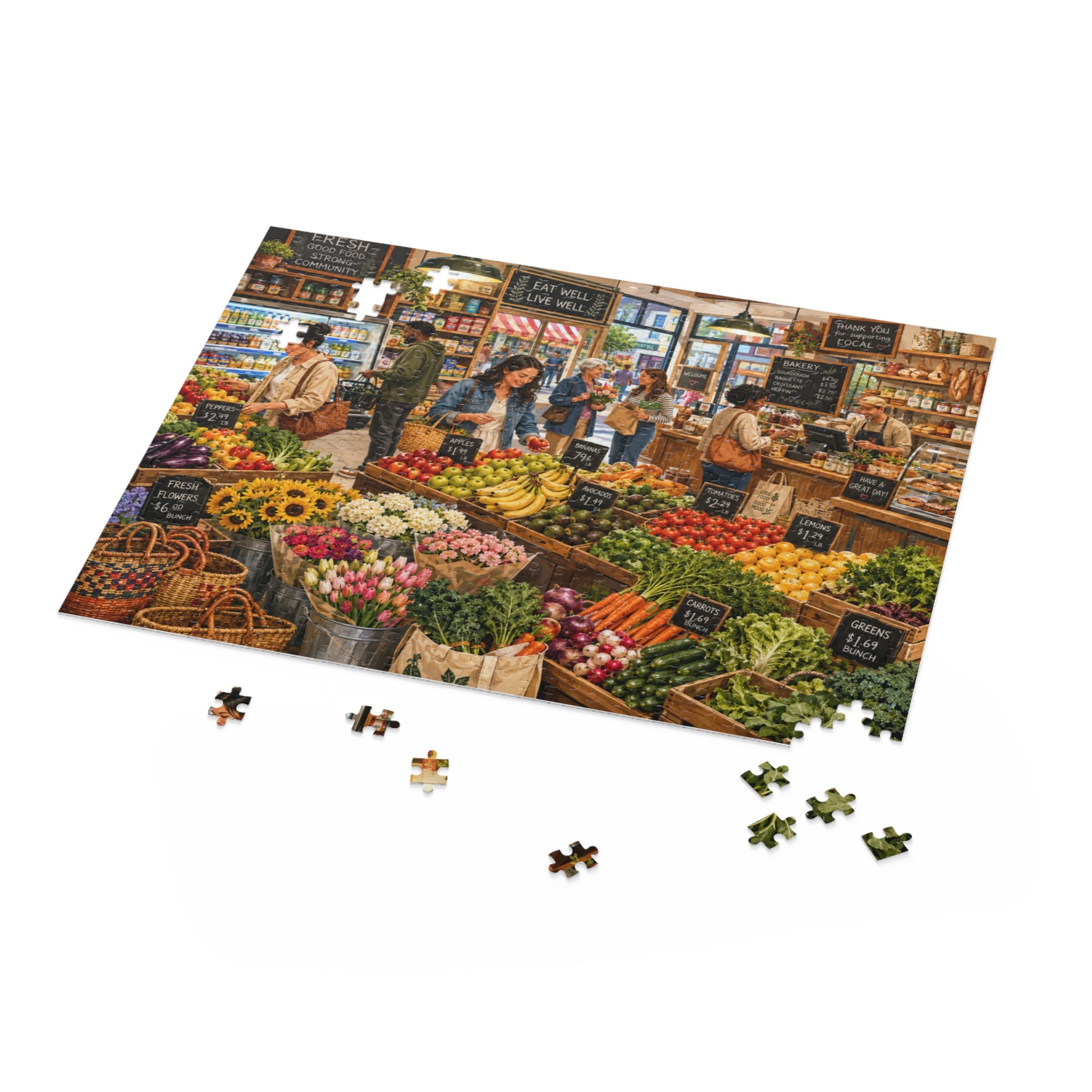 Corner Market Jigsaw Puzzle — 120, 252 & 500 Pieces