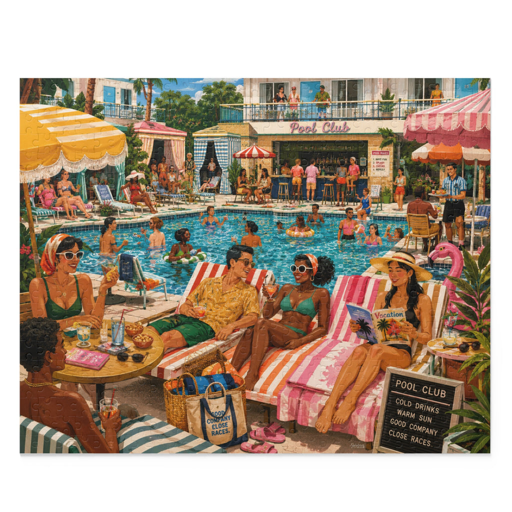 Pool Club Jigsaw Puzzle — 120, 252 & 500 Pieces