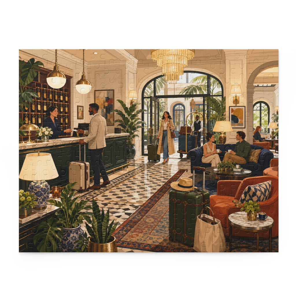 Late Checkout Jigsaw Puzzle — 120, 252 & 500 Pieces