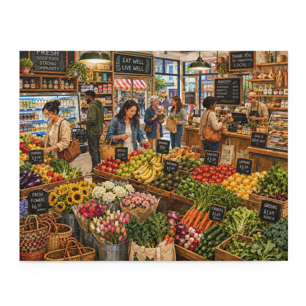 Corner Market Jigsaw Puzzle — 120, 252 & 500 Pieces