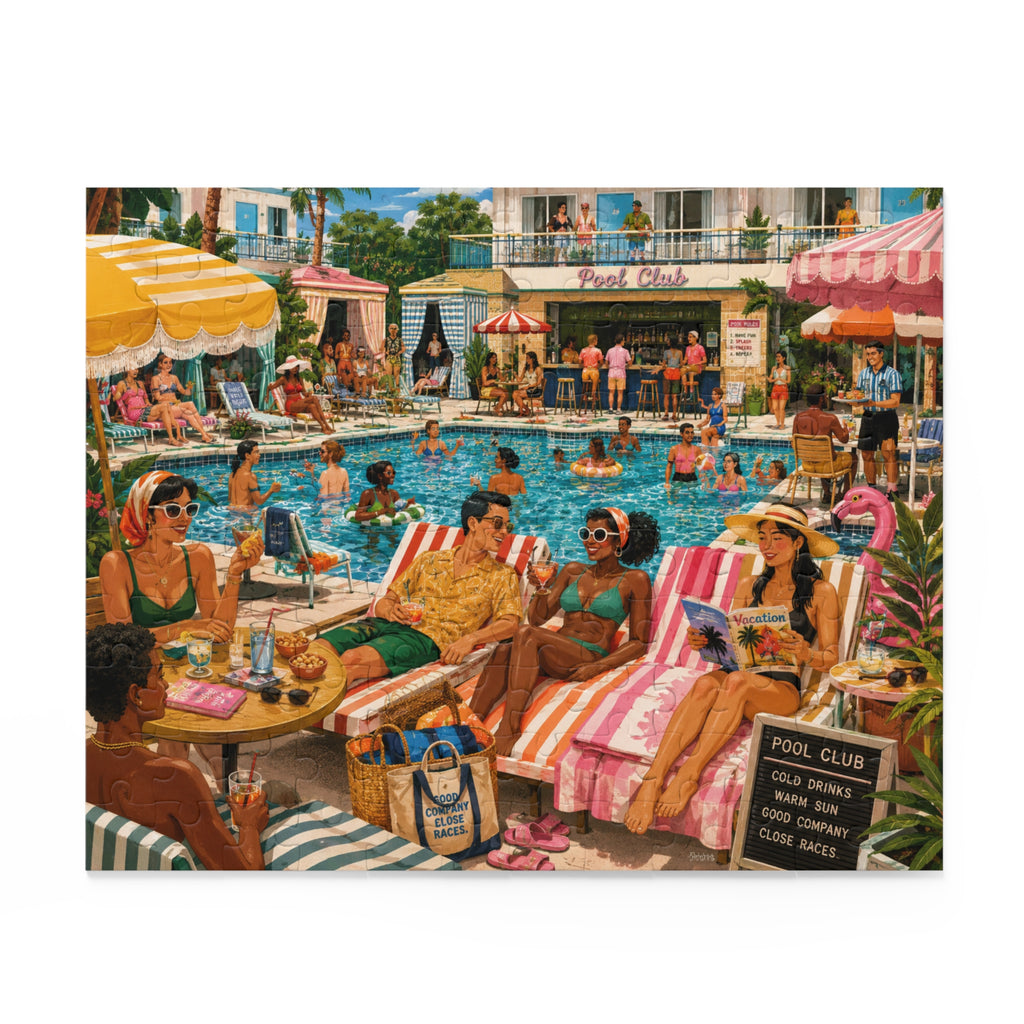Pool Club Jigsaw Puzzle — 120, 252 & 500 Pieces
