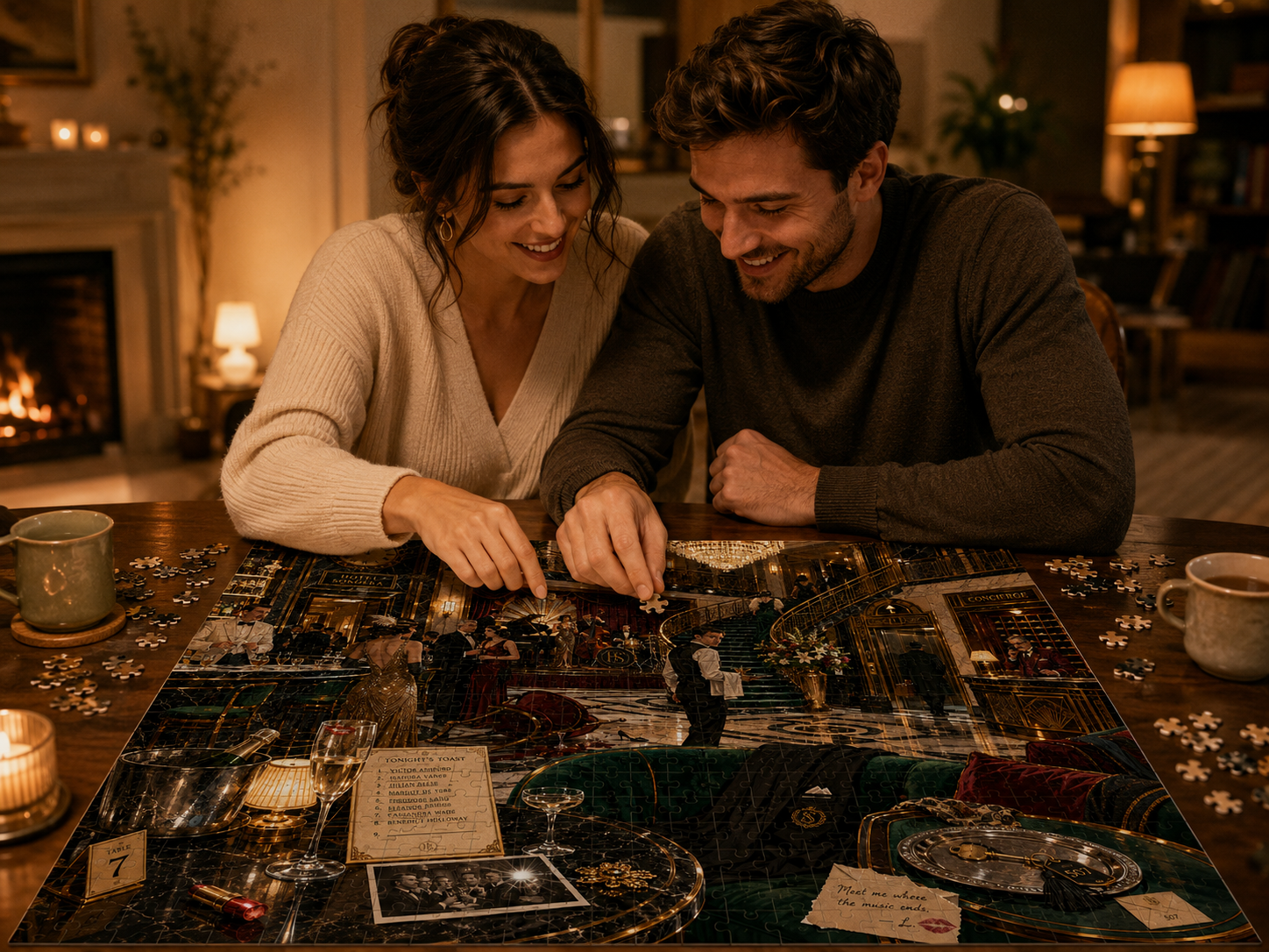The Last Toast at Hotel Sondera: Case 001 – 520-Piece Mystery Puzzle