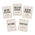 Do Not Text Back emergency card set by Sondera — 5-pack no contact greeting cards