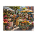 Flower Market Morning 520-piece jigsaw puzzle artwork by Sondera Piece Club