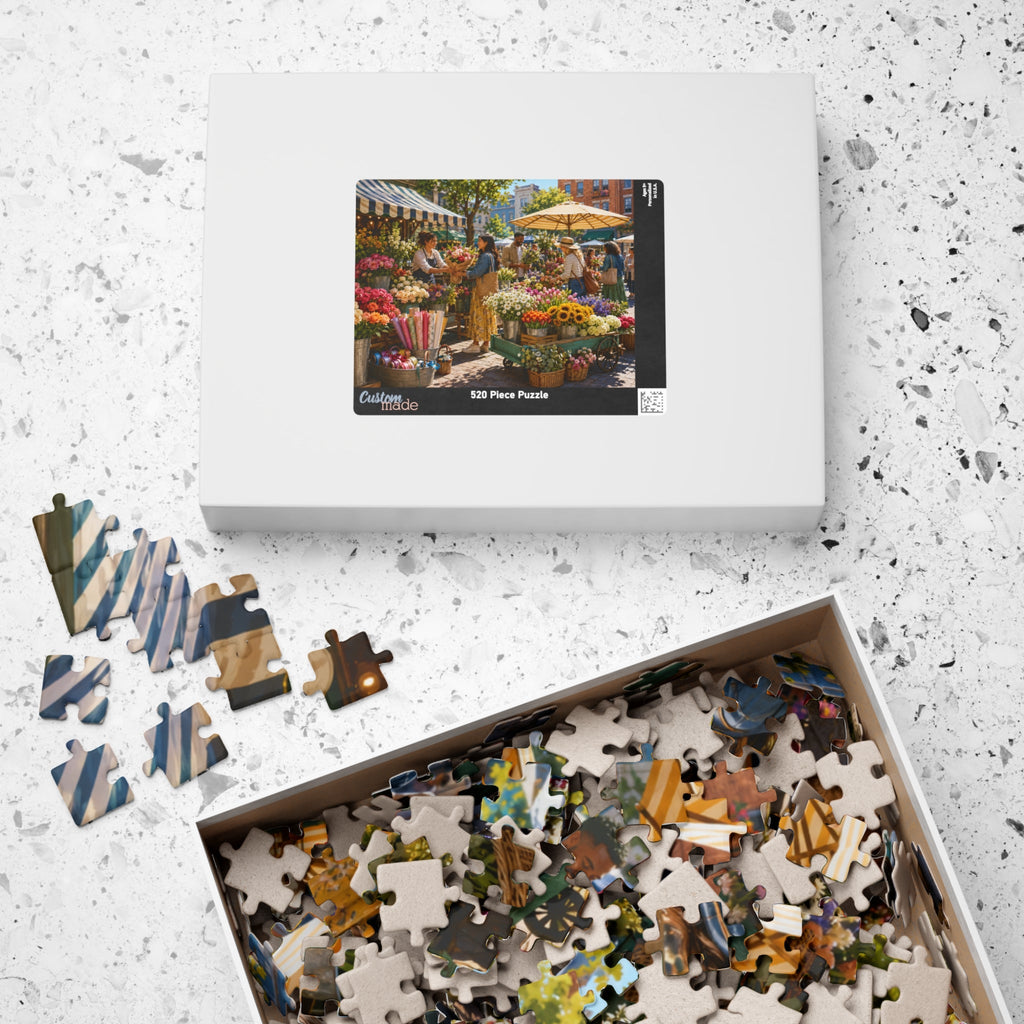 Flower Market Morning puzzle for flower lovers and friendly races