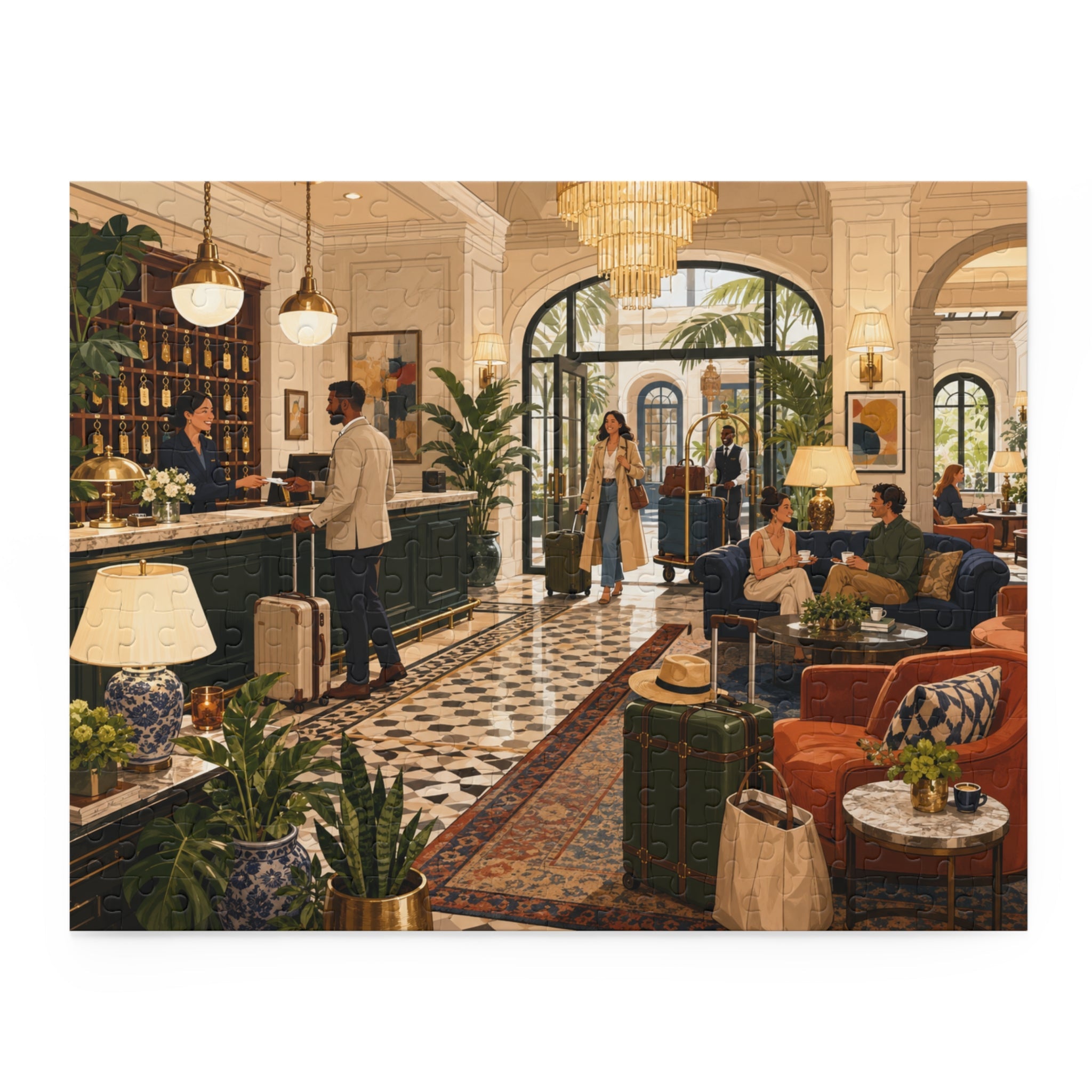 Late Checkout Jigsaw Puzzle — 120, 252 & 500 Pieces - Sondera Piece Club
