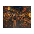 Night Market 520-piece jigsaw puzzle artwork by Sondera Piece Club