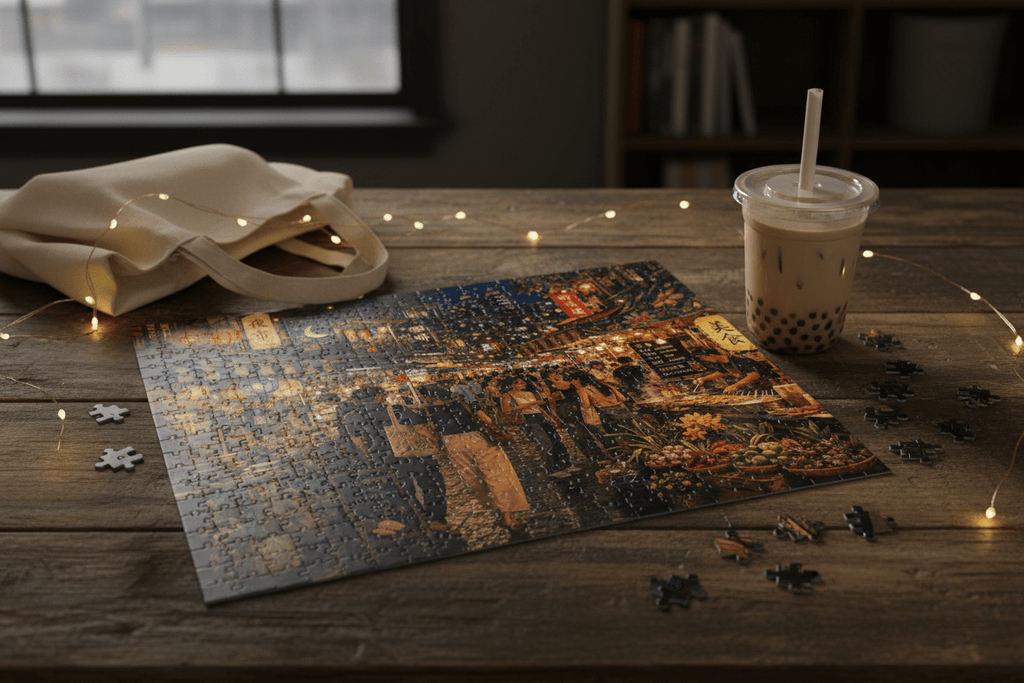 Night Market Puzzle Lifestyle