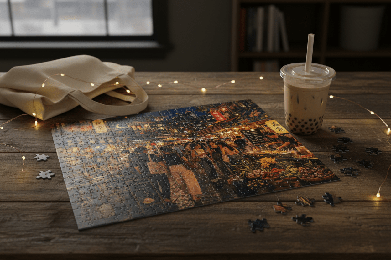 Night Market Puzzle Lifestyle
