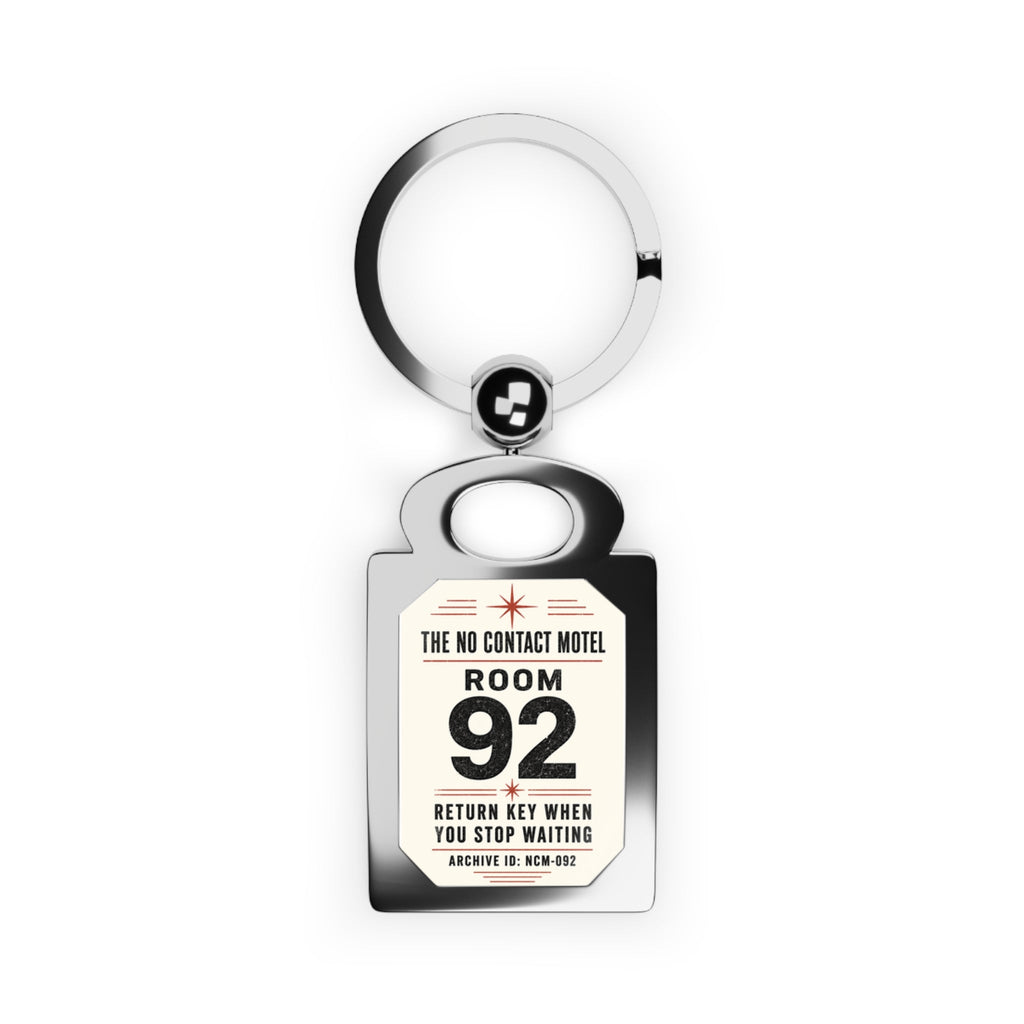 Room 92 motel keytag by Sondera — no contact motel keychain product image