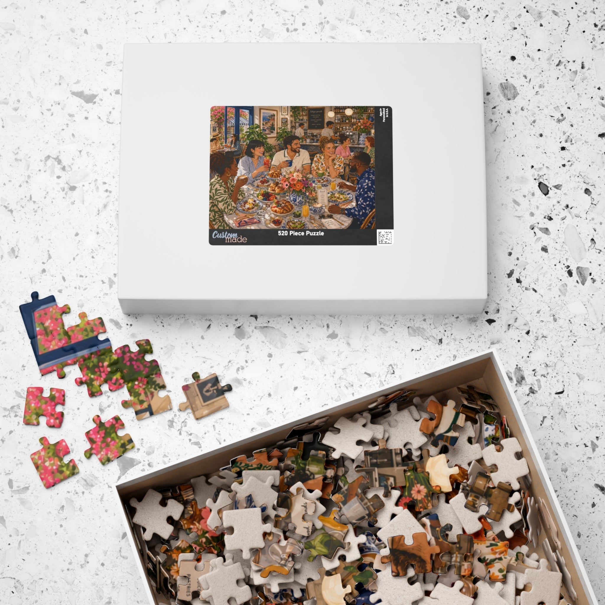 Sunday Brunch puzzle for game nights and friendly races