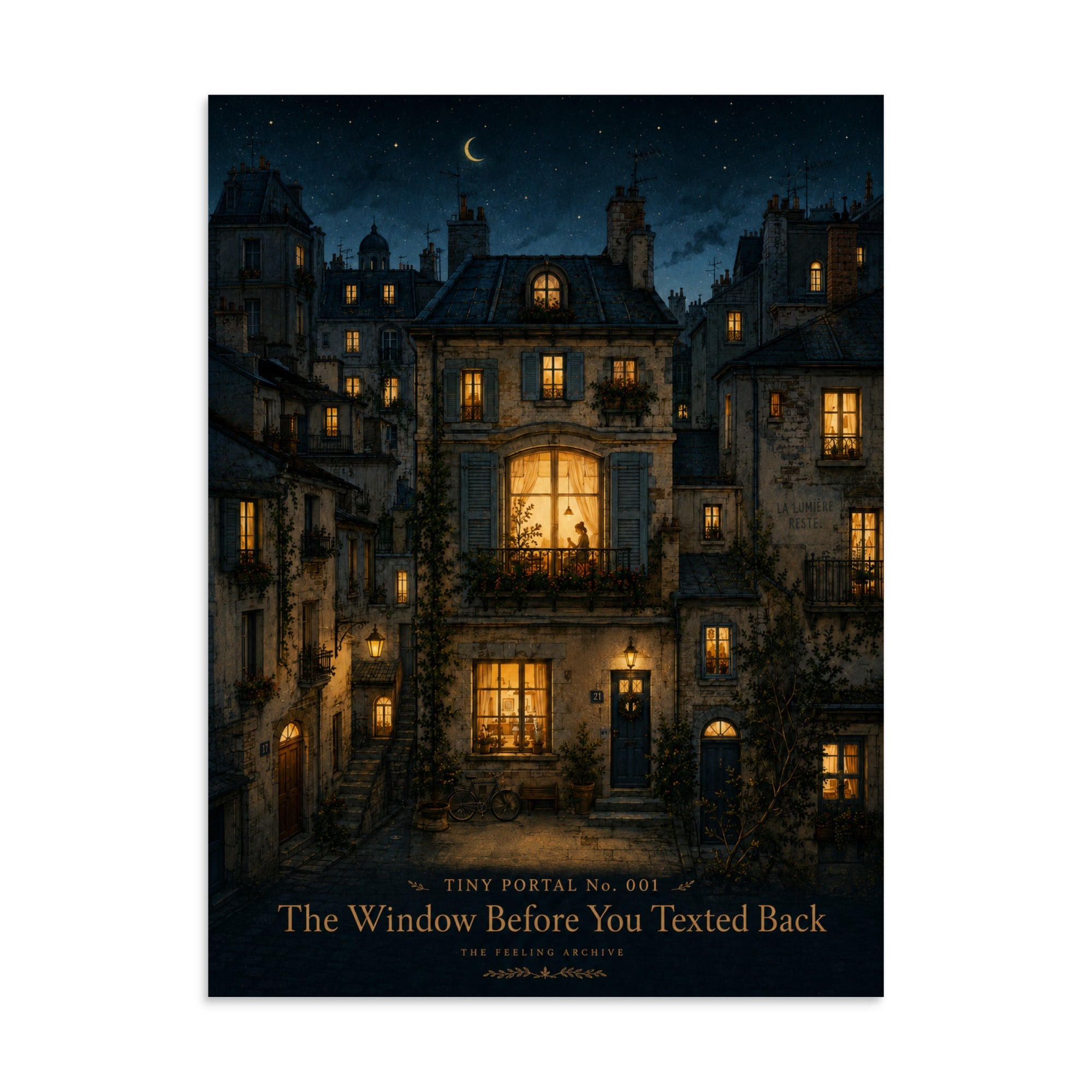 Small Tiny Portal No. 001 art print in 6 x 8 inches